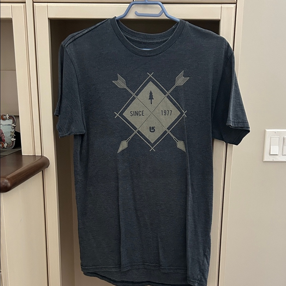 Burton Dark Gray Graphic Tee